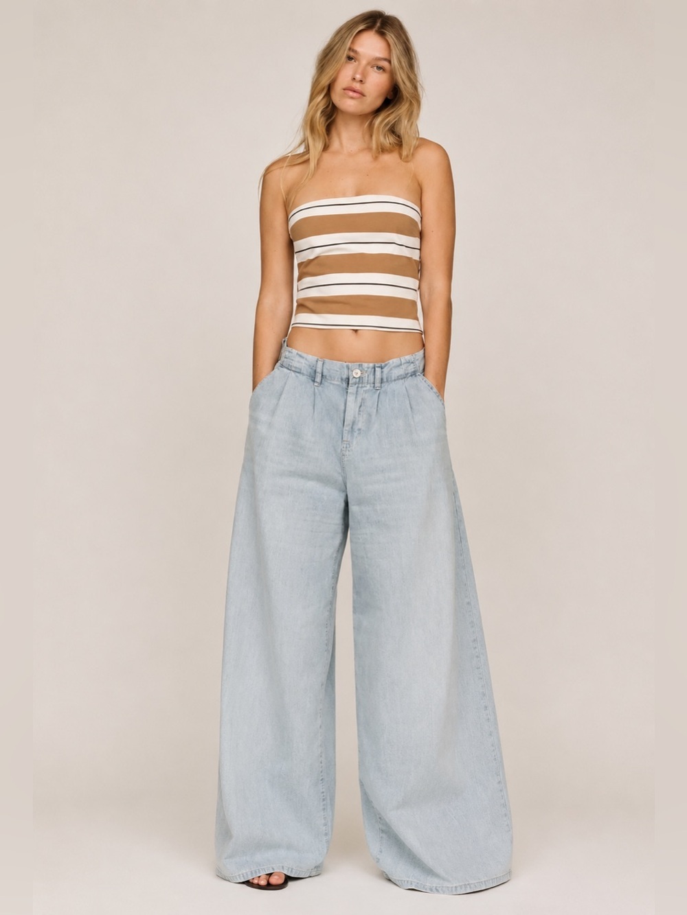 Anthropologie Pilcro High-Rise Wide-Leg Trouser Jeans size 30 - Picture 3 of 6